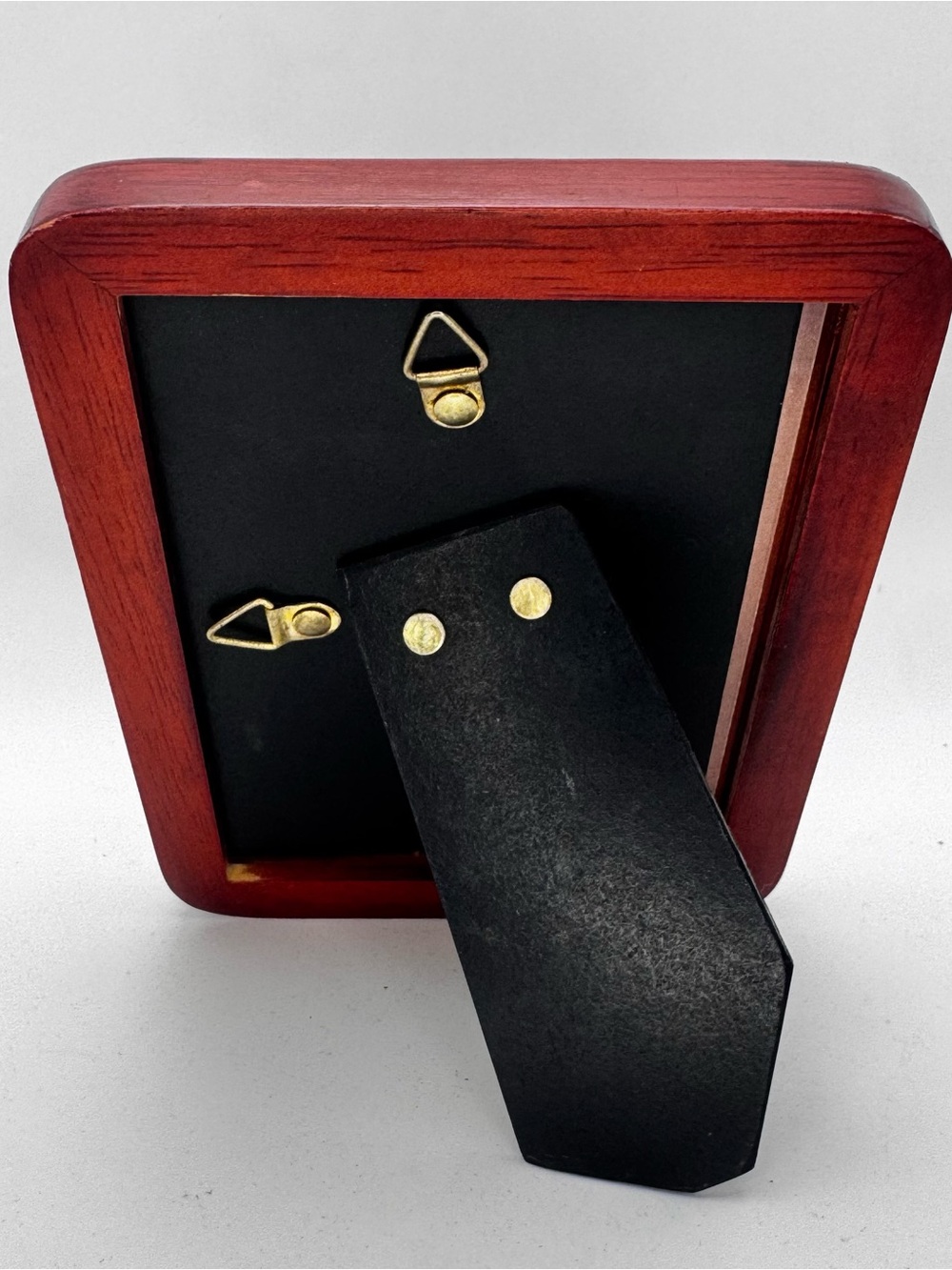 Burgundy red Wood Photo Frame - Classic - Picture 4 of 6